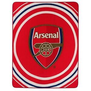 Arsenal FC Pulse Design Fleece Blanket / Red